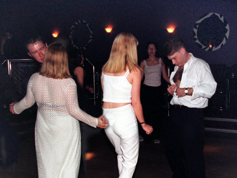 A 70s disco hosted by Tony Blackburn at The Cavendish, Tollcross, in May 1998