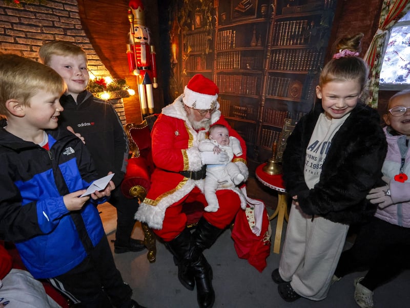 Father Christmas at the opening of Santa's Grotto in Leigh Park.

Picture: Chris Moorhouse (221125-14)