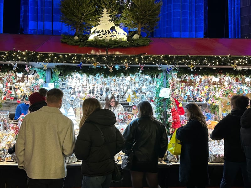There are many glittery stalls for locals and tourists to visit