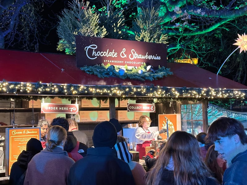 There's many delicious ways to keep warm at the seasonal markets