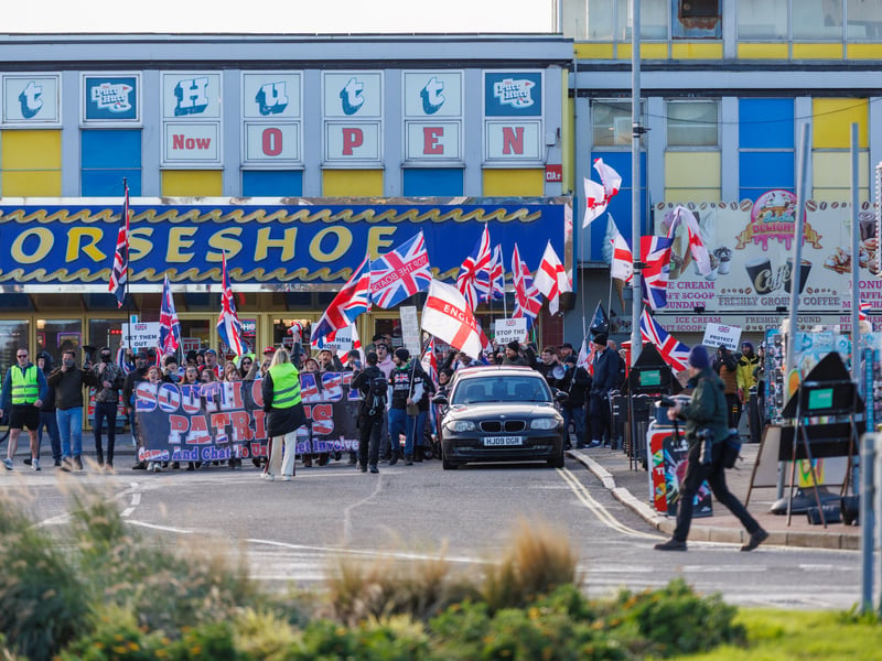 Anti-immigration group, South Coast Patriots, and anti-racism group, Stand Up To Racism, have both taken to the streets of Portsmouth in organised opposing marches. 


Picture:Marcin Jedrysiak