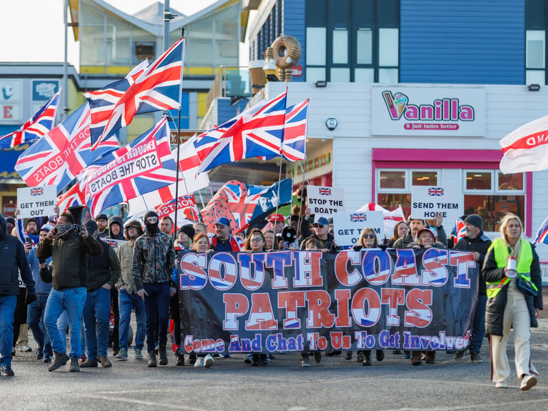 Anti-immigration group, South Coast Patriots, and anti-racism group, Stand Up To Racism, have both taken to the streets of Portsmouth on Sunday, November 23. 


Picture:Marcin Jedrysiak