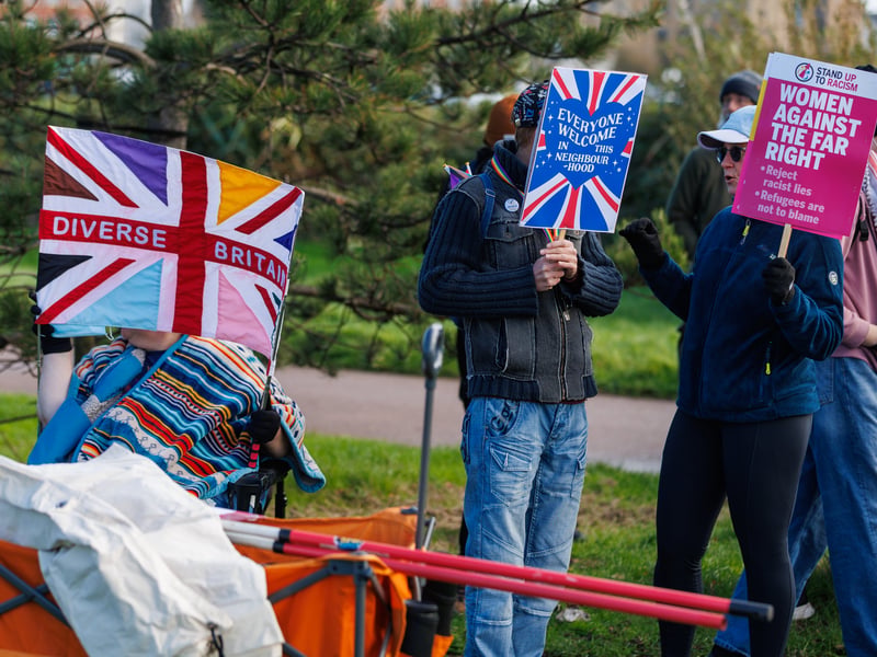 Anti-immigration group, South Coast Patriots, and anti-racism group, Stand Up To Racism, have both taken to the streets of Portsmouth in organised opposing marches. 


Picture:Marcin Jedrysiak