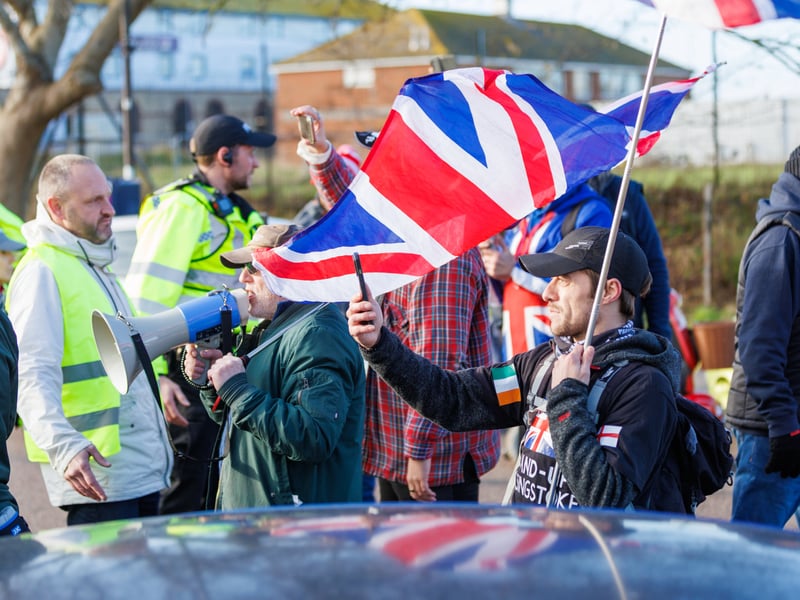 Anti-immigration group, South Coast Patriots, and anti-racism group, Stand Up To Racism, have both taken to the streets of Portsmouth in organised opposing marches. 


Picture:Marcin Jedrysiak