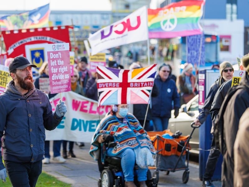 Anti-immigration group, South Coast Patriots, and anti-racism group, Stand Up To Racism, have both taken to the streets of Portsmouth in organised opposing marches. 


Picture:Marcin Jedrysiak