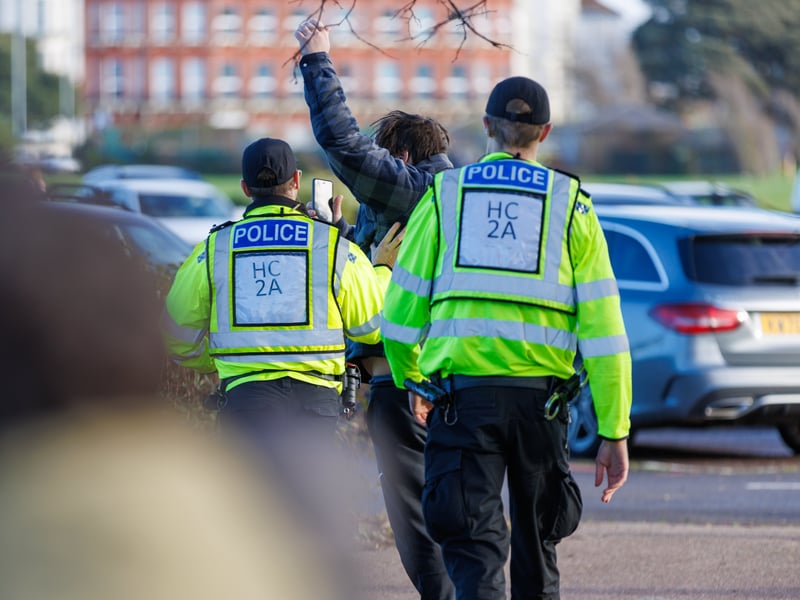 Anti-immigration group, South Coast Patriots, and anti-racism group, Stand Up To Racism, have both taken to the streets of Portsmouth in organised opposing marches. 


Picture:Marcin Jedrysiak