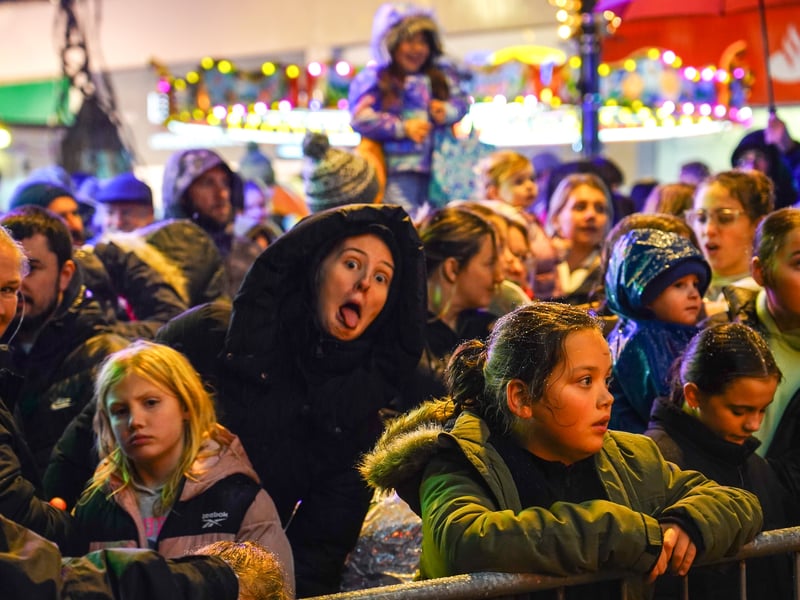 Pictured is Christmas Fair goers. Pictured by Alec Chapman