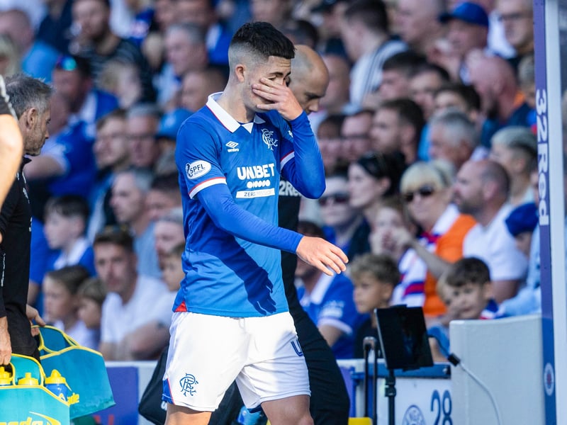 The teenager is ruled out with a muscle problem.