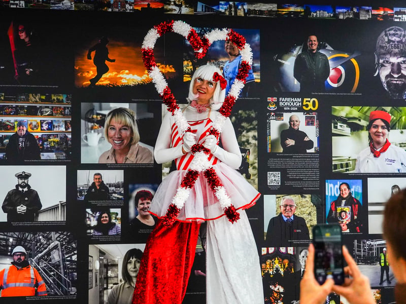 Pictured is Christmas Fair Performer. Pictured by Alec Chapman