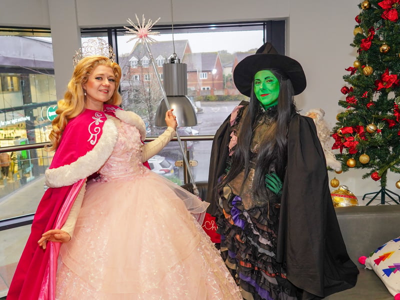 Pictured is Linda and Elphaba. Pictured by Alec Chapman