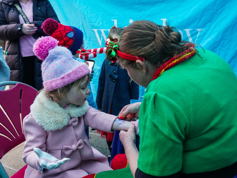 Santa's elves at Whiteley. Pictured by Alec Chapman