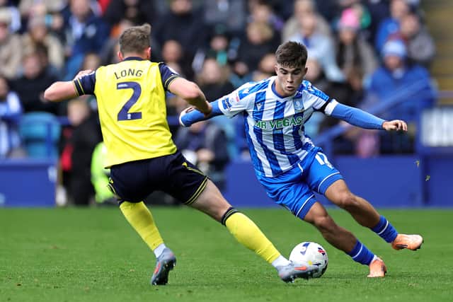 Harry Amass (right) has flourished since joining Sheffield Wednesday on loan.