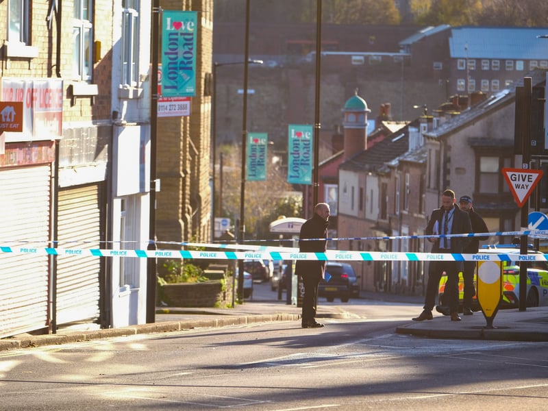 11 pictures show police at the scene of shooting