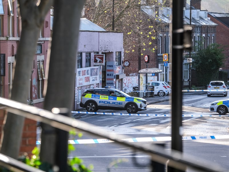 11 pictures show police at the scene of shooting