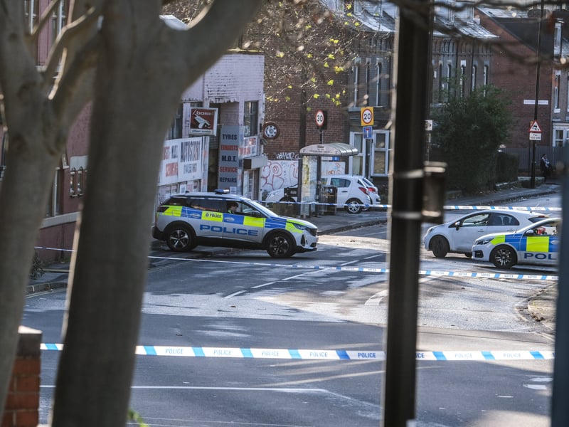 11 pictures show police at the scene of shooting
