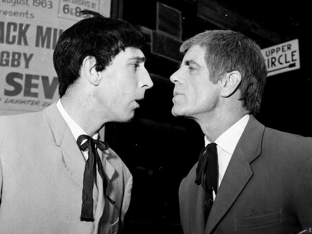 Jack Milroy and Rikki Fulton as Francie and Josie in Glasgow in Septmeber 1963.