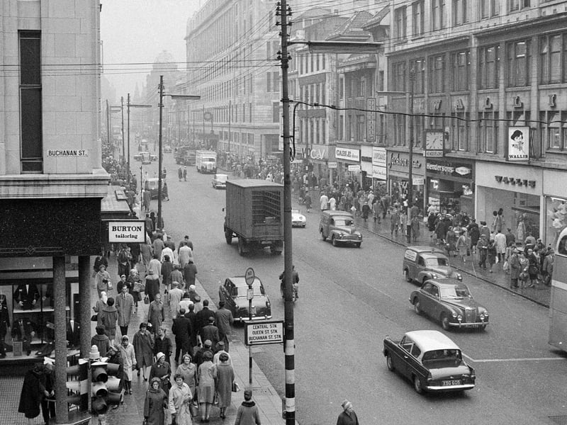 A view of Argyle Street in April 1963.