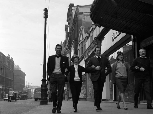 The cast of 'A Love for Jamie' at Glasgow's Alhambra Theatre in 1962.