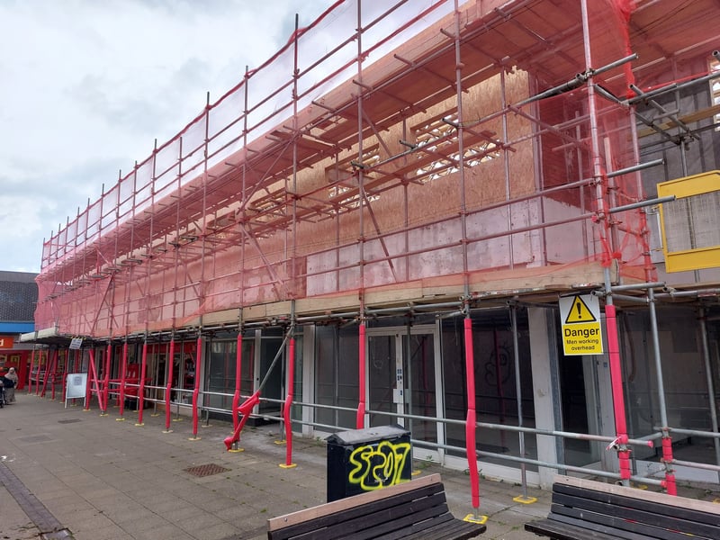 The progress of Wellington Way in June 2024.