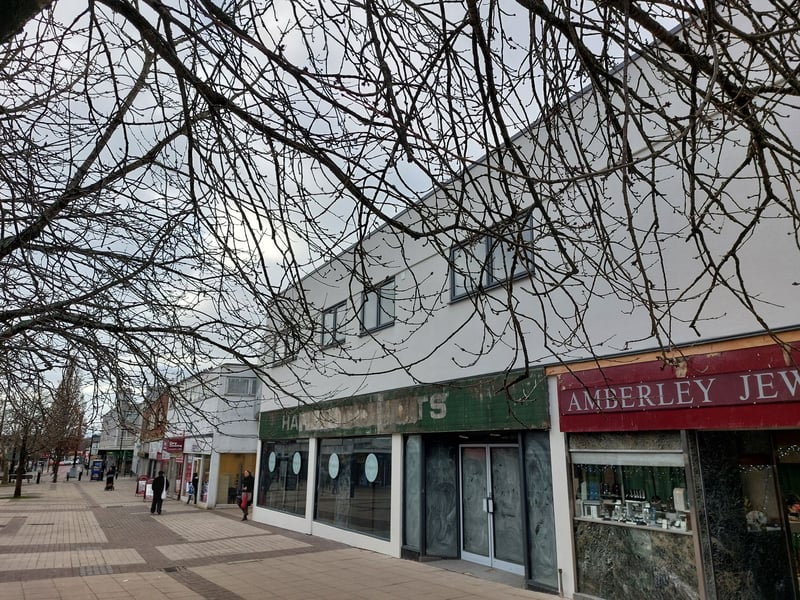A view from the precinct of the corner of Wellington Way.