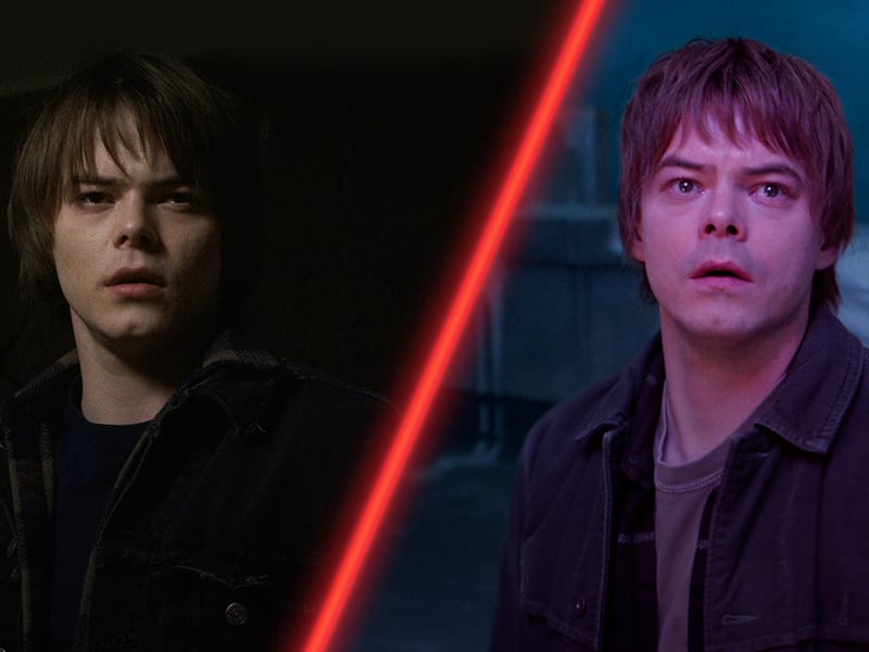 Jonathan’s pursuits with Nancy lead to the pair revealing the truth about Barb’s death in Season 2, fighting the Mind Flayer in Season 3, and working with the rest of the group to take down Vecna in Season 4. But with the shadow dimension infiltrating Hawkins, the gang faces their biggest threat yet.