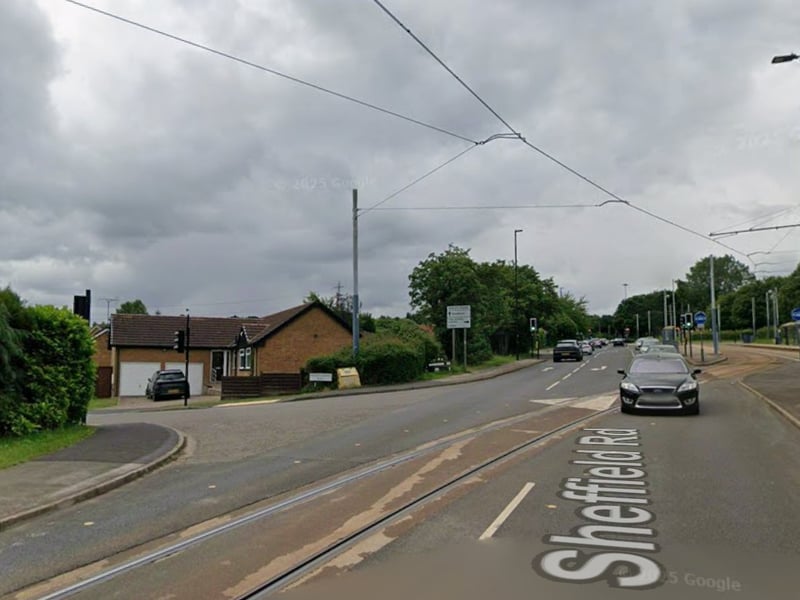 Hackenthorpe saw 9.5 burglaries per thousand households from December 2024 to November 2025, the 21st lowest figure. The total number of break ins in that neighbourhood was 25. Photo: Google