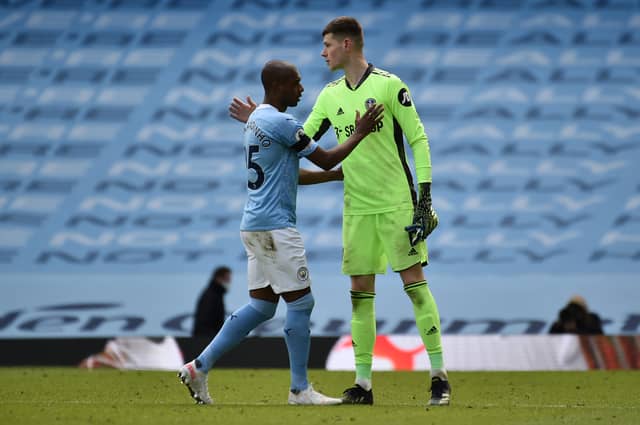 Stood strong as City piled on the pressure to make a handful of great saves. Still a Leeds player, having kept his first-choice spot until late last season when he was dropped amid a string of errors. Now third-choice and unlikely to remain beyond the current campaign.