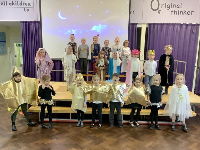 Padnell Infant School in Waterlooville, Year R and Year 1 performed their nativity.Pictured is: Year 1 Dragonflies class.