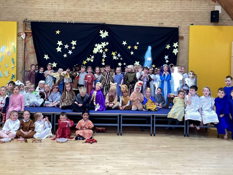 Year R children at Fairfield Infant School in Havant. 