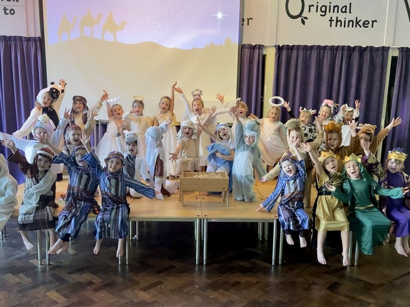 Padnell Infant School in Waterlooville, Year R and Year 1 performed their nativity.

Pictured is: Year R Squirrels class.