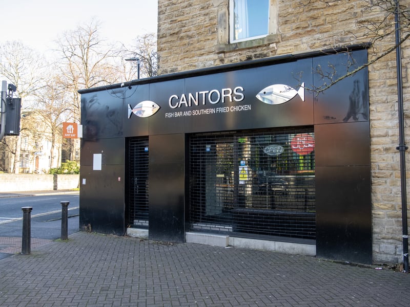 Cantors Fish Bar in Harehills Avenue, Chapeltown, was rated two stars (improvement necessary) on August 27.