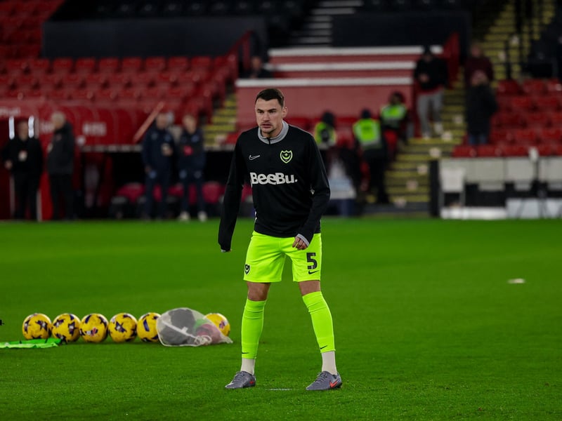 A tough evening for both of Pompey’s central defenders. A lot to contend with but ultimately couldn't do a lot to stop the second-half onslaught.
