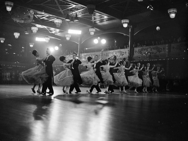 The BBC's 'Come Dancing' competion at the Palais de Danse, Tollcross.