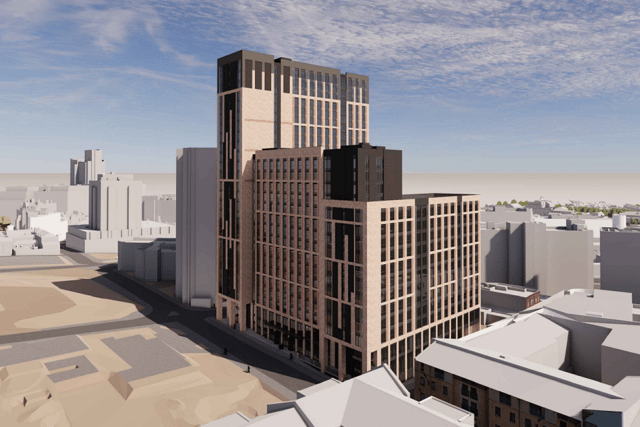 CODE on Wellington Street is set to have 1,054 apartments in three blocks up to 26-storeys, aimed at students and young professionals.