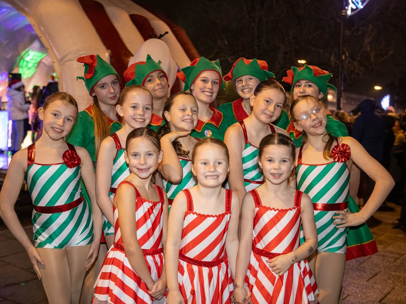 The evening featured live music, local choirs, a brass band, and a visit from Santa himself to switch on the lights.
