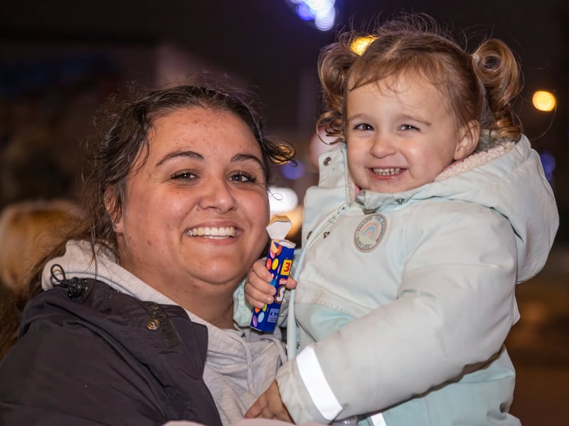 Beth and Nora, 3, from Waterlooville