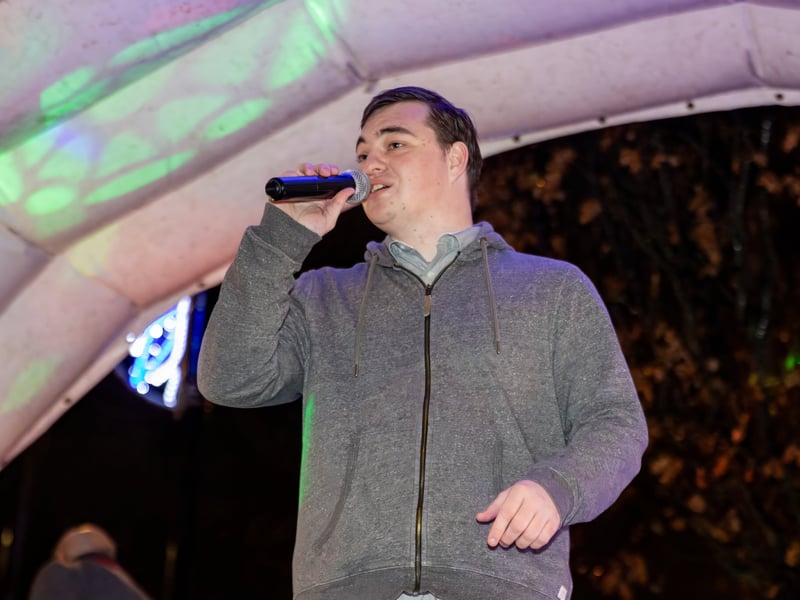 The evening featured live music, local choirs, a brass band, and a visit from Santa himself to switch on the lights.
