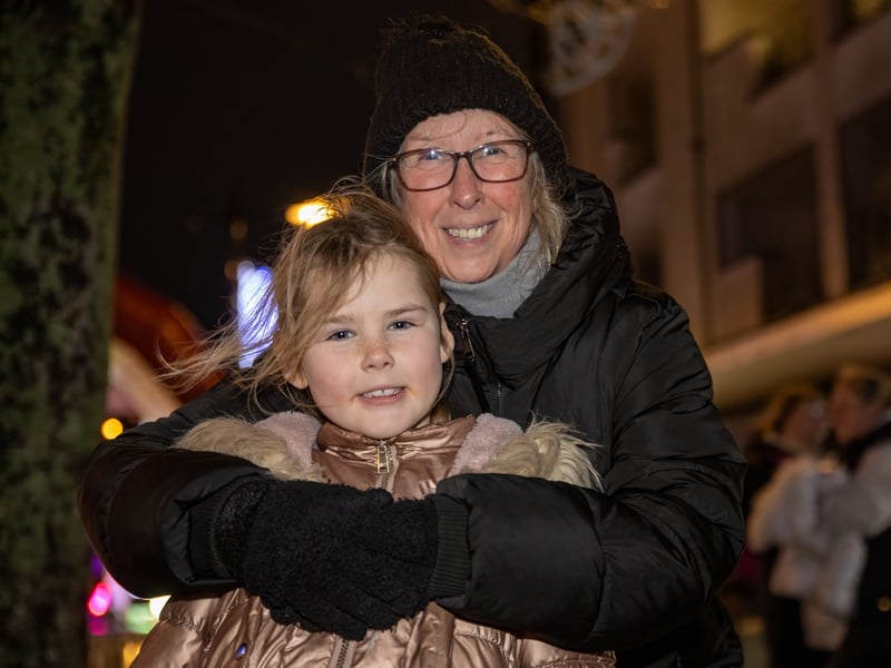 Allison Cox with her granddaughter Phoebe, 7.