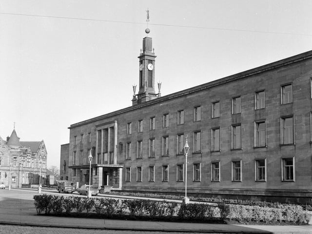 Kirkcaldy Town House in November 1963.