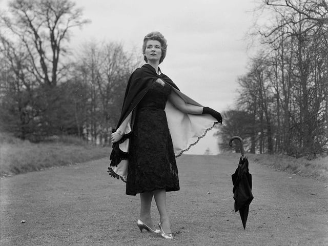 A mannequin show held by Kirkcaldy Red Cross in November 1961.
