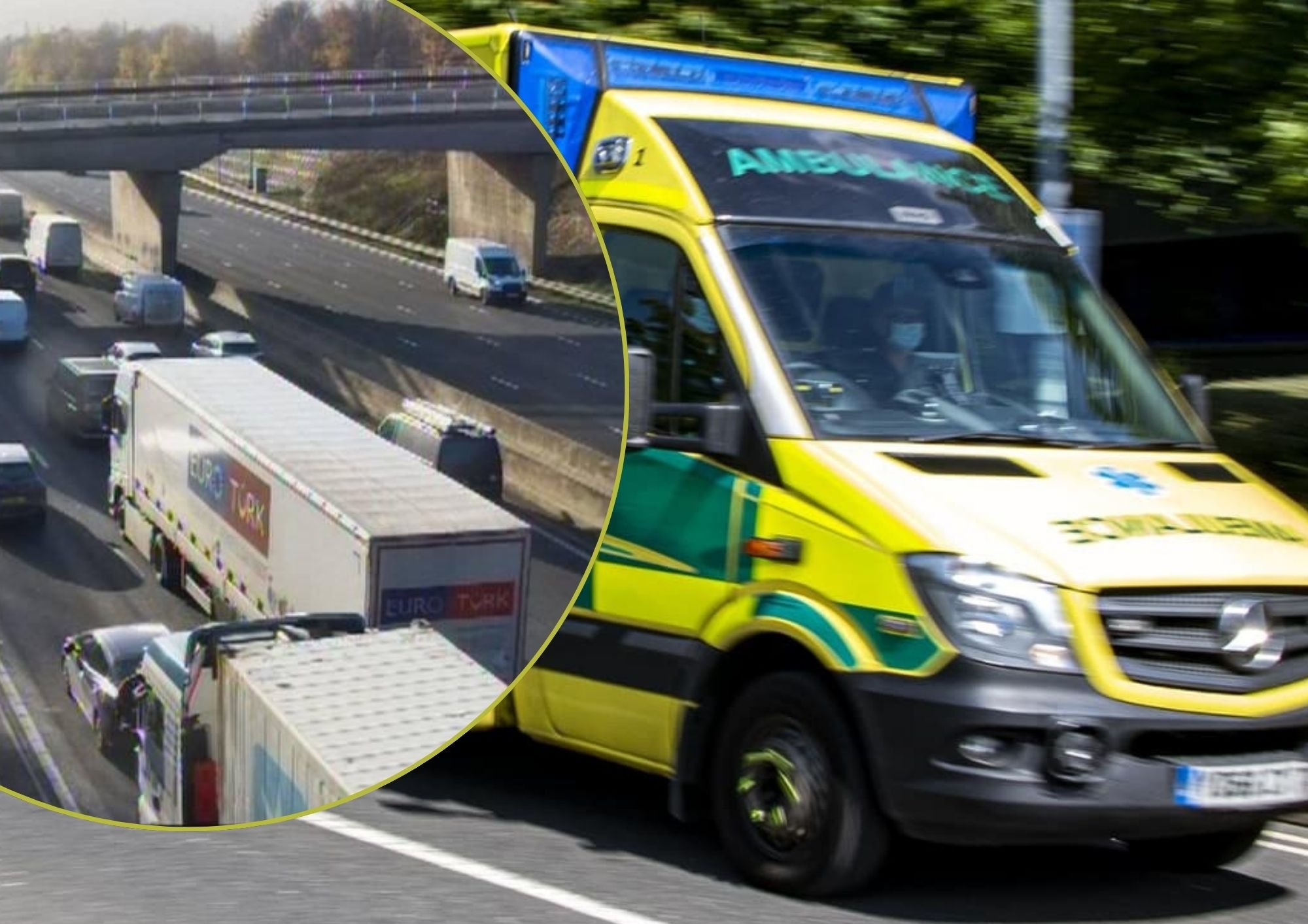 Car Crash On The M1 Today
