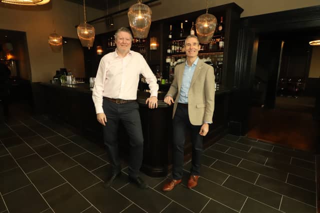 Miller & Carter has opened its doors in Eastern Road, Portsmouth, following a 'remarkable transformation'.
Pictured: (From left to right) Jay rossie, general manager, and John crayford, retail business manager.
Picture: Habibur Rahman