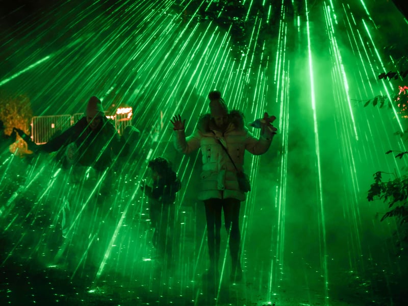 fabulous lights at Marwell Zoo