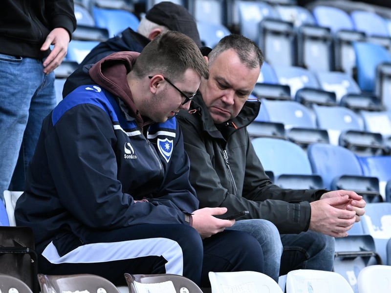 20,388 supporters were in attendance at Fratton on Saturday as Pompey fell to a 1-0 defeat to Bristol City.