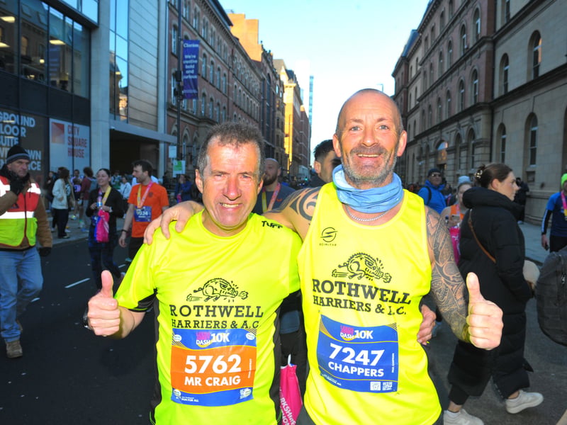 Craig Whiteley and Paul Chapman of Rothwell Harriers.