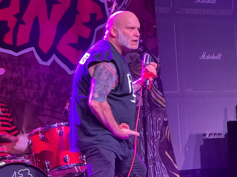 Wolfsbane lead singer Blaze Bayley was formerly the frontman of metal legends Iron Maiden.