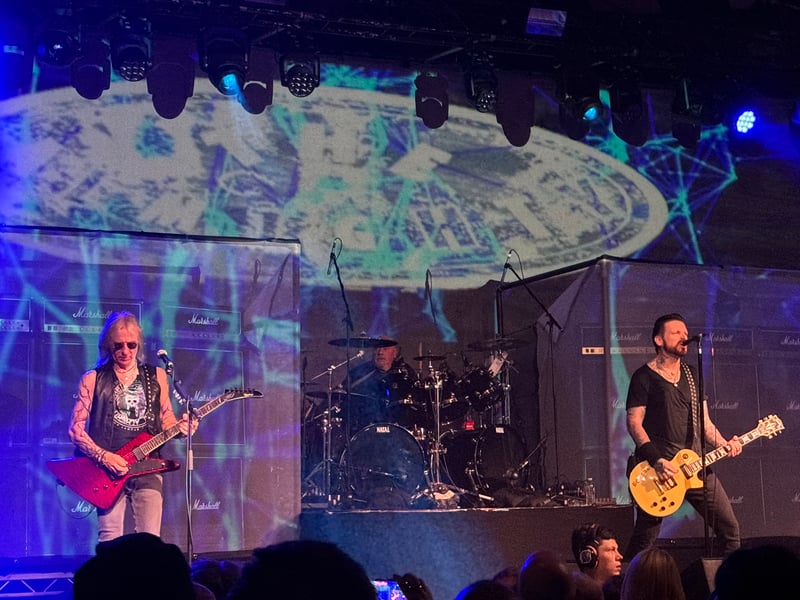 There was also room for five songs from each of 'Blood, Fire and Love' and 'Soul Destruction'.
