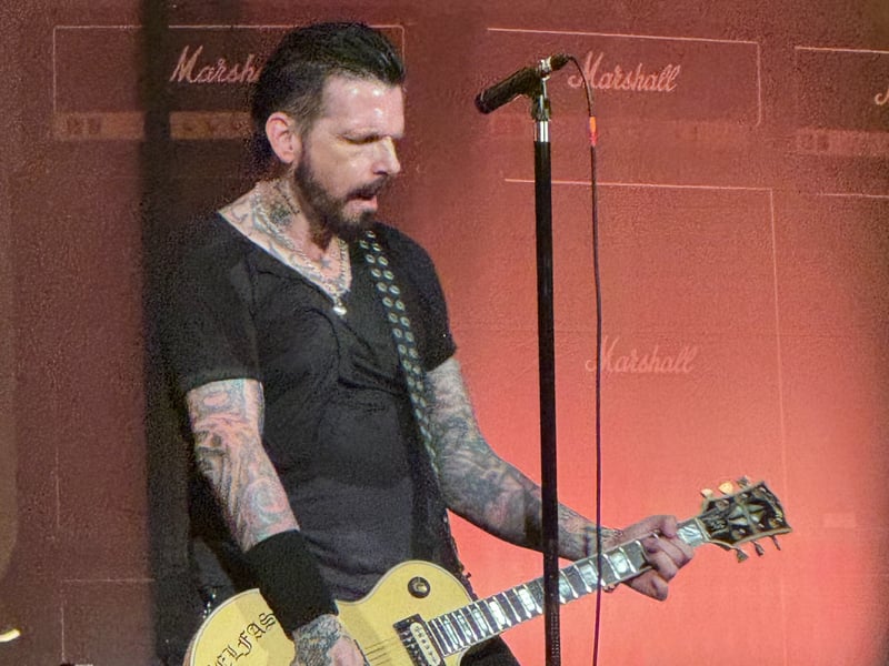The Almighty played four songs from their classic album 'Crank'.