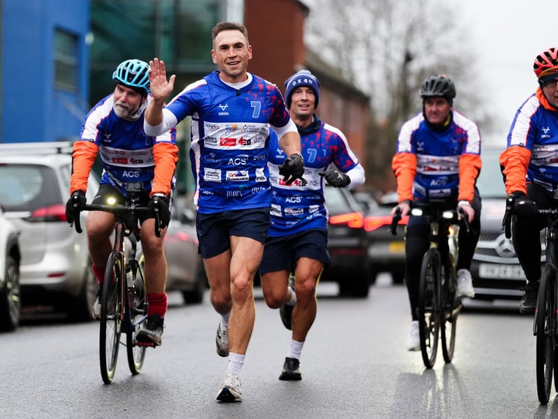 The challenge sees Sinfield running seven ultra-marathons in seven days, racking up an impressive 42k per day, with the first taking place.