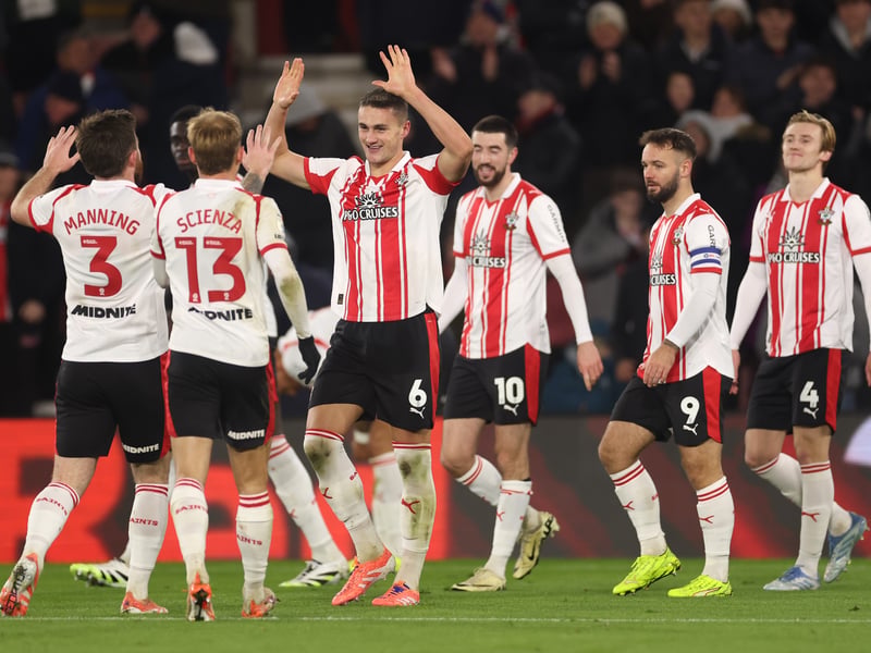 Points picked up in past 6 matches: 12.